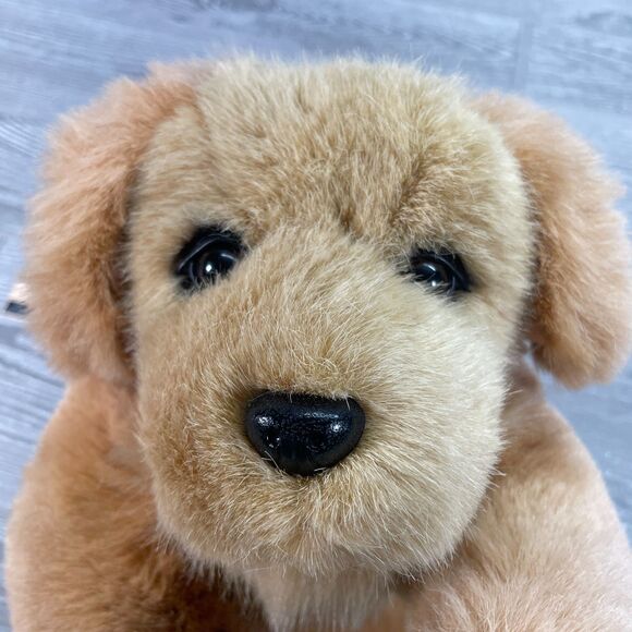 Vintage 1991 Dakin Dog Hand Puppet 17in Plush Golden Retriever Yellow Labrador - Picture 4 of 12